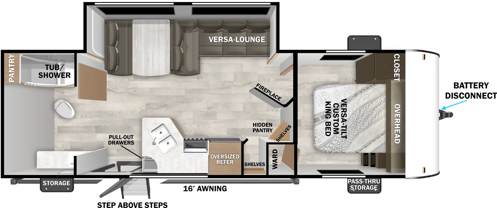 X Lite 25ICE Floorplan